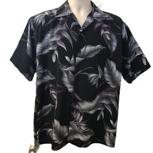 Vintage EMVO Men's Hawaiian Floral Casual Shirt